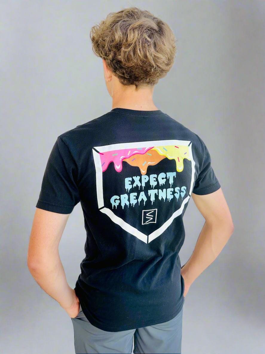 Male Model wearing Baller Drip T.
