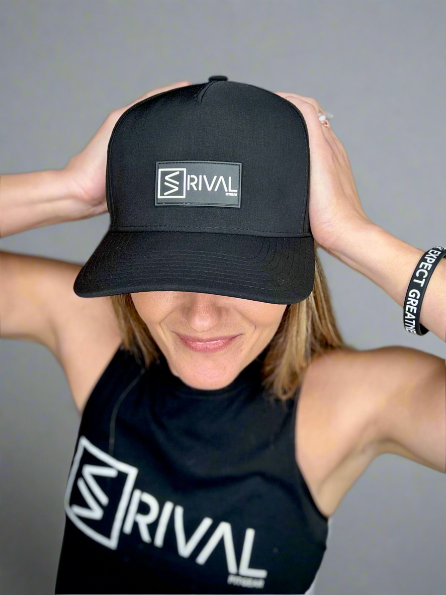Legacy Curve Hat on female model.