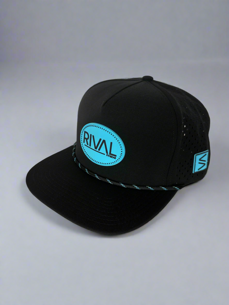 Ocean Edge Flat Brim Hat with rope detailing.