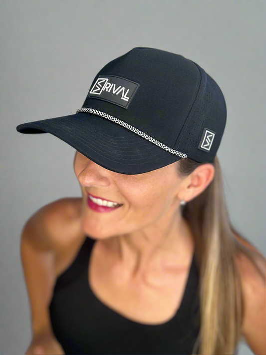 Female wearing Legacy Curve Brim with Rope Detail Hat