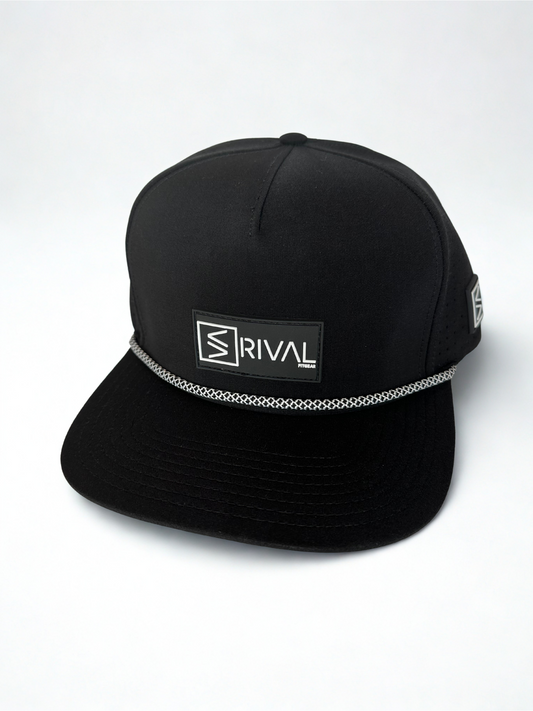 Rival Fit Gear Legacy Curve brimmed hat with rope detailing. 