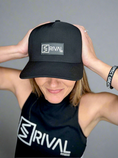 Legacy Curve Hat on female model.