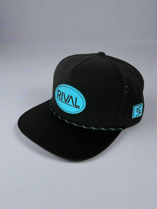 Ocean Edge Flat Brim Hat with rope detailing. 